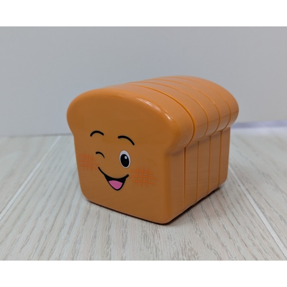 PlayGo Learn with Me baby toy bread loaf activity 5 slices rattle spinner shapes